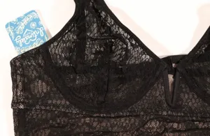 Free People NWT Tameeka Bra In Black Size M thumbnail 6