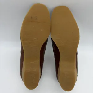 NWOB Vtg Musebeck Womens 7 C/A Shoes Boat Wedge "All Seasons" Brown Leather USA thumbnail 6