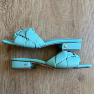 Sam Edelman Oaklie Woven Braided Rio Blue Contemporary Heels Size 7.5 thumbnail 3