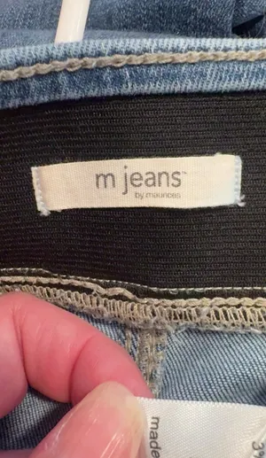 M. Jeans by Maurice’s Flare Leg Jeans with Frayed Hems thumbnail 4