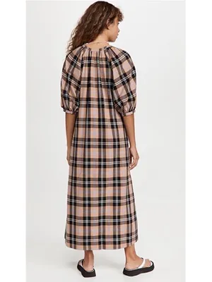 Staud Vincent Dress in Cotton Twill Womens Size S thumbnail 4