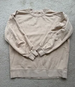 lululemon athletica women’s Crewneck Sweatshirt in Pale Beige thumbnail 1