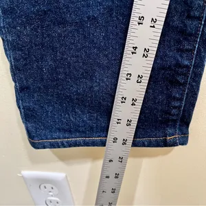 Madewell Women's The Curvy '90s Straight Leg Jeans dark blue wash denim size 23 thumbnail 5