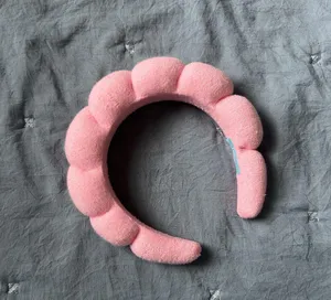 Pink bubble headband thumbnail 1