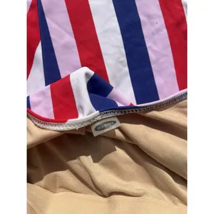 Old Navy Medium Women’s One Piece Striped Bathing Suit Patriotic Swim Suit thumbnail 4