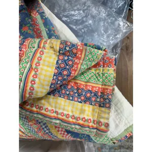 Handmade Quilted Patchwork Open Front 3/4 Sleeve Jacket thumbnail 10
