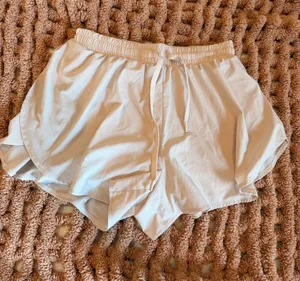 All in Motion 2-in-1 Running Shorts Women’s XS Beige Cream Athletic thumbnail 1