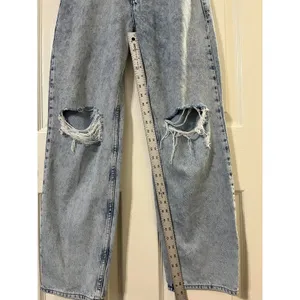 Good American Good 90s Relaxed Straight Leg Distressed Jeans Size 2/26 thumbnail 6