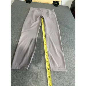 Lululemon Athletica Women's Ankle Yoga Leggings Lavender Solid Stretch Sz 10 thumbnail 4