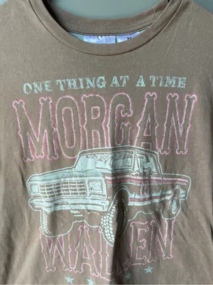 Morgan Wallen Graphic Country Concert Tee Tan XS thumbnail 2
