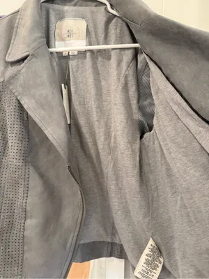 Vegan Suede Moto Jacket Hei Hei Anthropologie Size Medium thumbnail 10