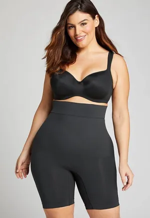 ✨Cacique Level 2 Shaping Ultra High-Waist Black Shorts✨ thumbnail 1