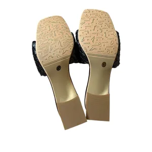 Jingpin Women's Black Rhinestone Block Heels Size EU 40 US 9 Sandals Maximalist thumbnail 9