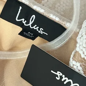 Lulus Smile A Minute White Embroidered Mini Dress NWT Medium thumbnail 12