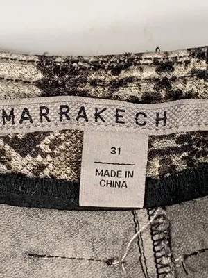 Marrakech Silky Jogger Pants 31 Snakeskin Print Lightweight Relaxed thumbnail 12