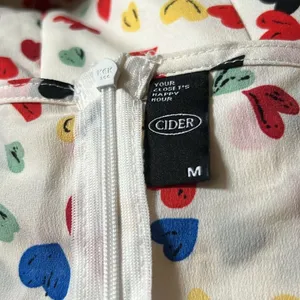 Cider‎ heart print midi dress medium thumbnail 6