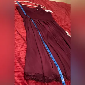 NWT Dress the Population Alicia Dress Burgundy – Size Medium thumbnail 13