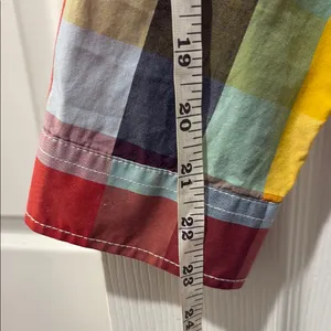 Lucky Brand Multicolor Plaid Button Down western Shirt thumbnail 9