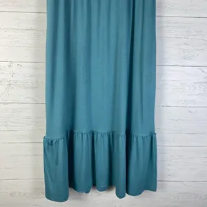 Zesica maxi dress blue sage sleeveless size M sundress with pockets thumbnail 6