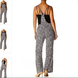 KITTENISH floral overalls with pockets size xsmall thumbnail 3