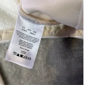 Columbia‎ Womens L Fleece Jacket Cream Full Zip Sherpa Collar Gorpcore Hiking thumbnail 6