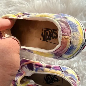Vans Classic Slip-On Sneakers - Washed Tie Dye Multicolor - Women’s 6.5 Men’s 5 thumbnail 5