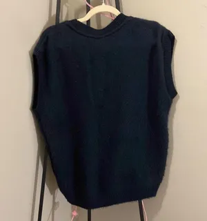 NWT Iets Frans Fluffy Oversized Sweater Vest thumbnail 6