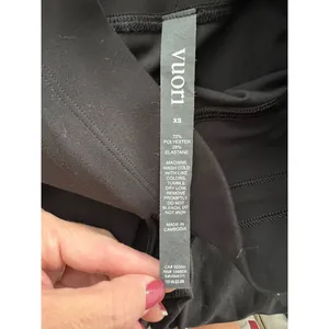 Vuori Womens XS Black High-Waisted Split Hem Leggings thumbnail 5