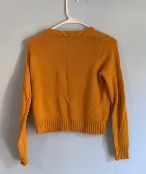 H&M Mustard Yellow Sweatshirt thumbnail 2