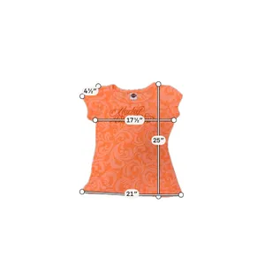 Harley-Davidson Nags Head NC Orange Swirl Graphic Tee Womens XL Made in USA thumbnail 6