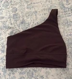 Lululemon One Shoulder Brown Sports Bra thumbnail 1
