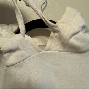 White Hoodie with Blue Accents thumbnail 9
