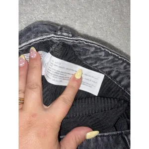 hollister low rose baggy jeans black washed size 10/30 thumbnail 4