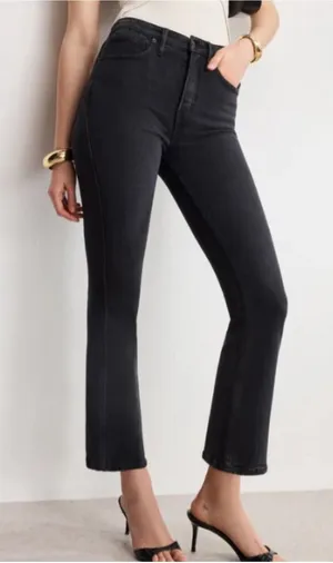 Good American Good Standard Kick Flare Jeans thumbnail 1