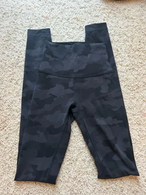 Lululemon black camo align leggings 28” thumbnail 1