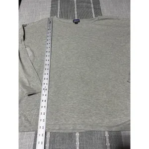 Patagonia Womens Gray‎ Heathered Long Sleeve Boat Neck Knit Top Sweater Size S thumbnail 4