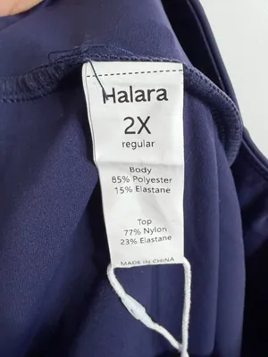 Halara Breezeful High‎ Waist High Low Ruffle 2-in-1 Flowy Maxi Skirt Navy 2X thumbnail 5