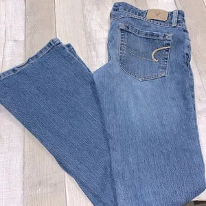 American Eagle jeans size 6 regular vintage stretch skinny flare thumbnail 3