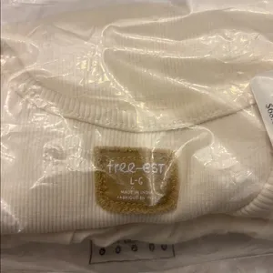 New Set! FREE PEOPLE free-est MILANI Skirt Sleeveless Top Size LARGE Ivory thumbnail 9