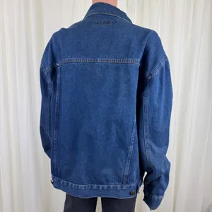 Women's Natural Identity Denim Jean Jacket Y2K Trucker Blue Sz XL 20 thumbnail 4