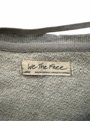 Free People We The Free Camden Sweatshirt in Sand Heather Grey thumbnail 5