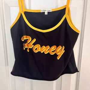 Urban Outfitters / Future State Honey Rhinestone Cropped Tank Top thumbnail 3