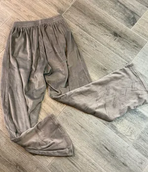 SKIMS Velour Velvet Gray Wide Leg Pants Sweatpants Size Small Cozy Soft Cuddle thumbnail 1
