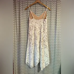 Lulus | One Wish White Lace Midi Dress, Size M thumbnail 8
