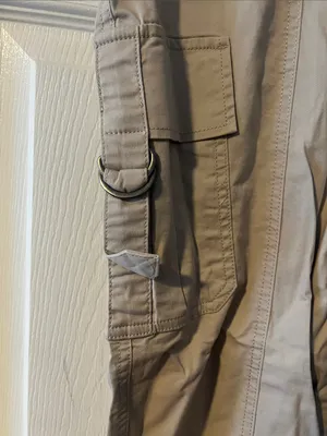 Garage Women’s Beige Cargo Pants - Lightweight Utility Trousers thumbnail 3