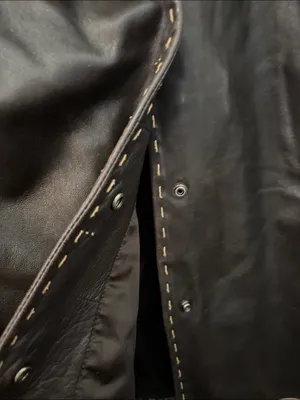 Caslon Classic Women's Lambskin Leather Jacket with Contrast Stitching Medium thumbnail 5