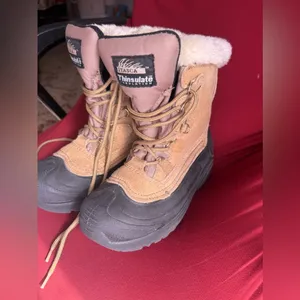 Itasca Thinsulate - Cedar Warm Winter Boots-Ladies, Tan and Black Color -Size 6 thumbnail 9