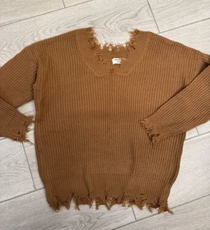 Bella Ella Boutique Brown Sweater thumbnail 2