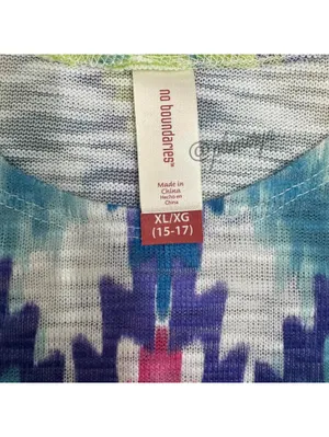 No Boundaries Y2K Juniors Casual Boho Summer Top Size XL NWT thumbnail 7