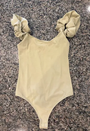 Ruffle express bodysuit thumbnail 1